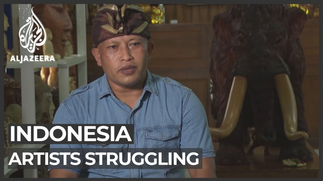 As tourism collapses in Bali, artists struggle to sell their work