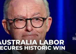 Australia election Albanese claims historic re-election win for Labor
