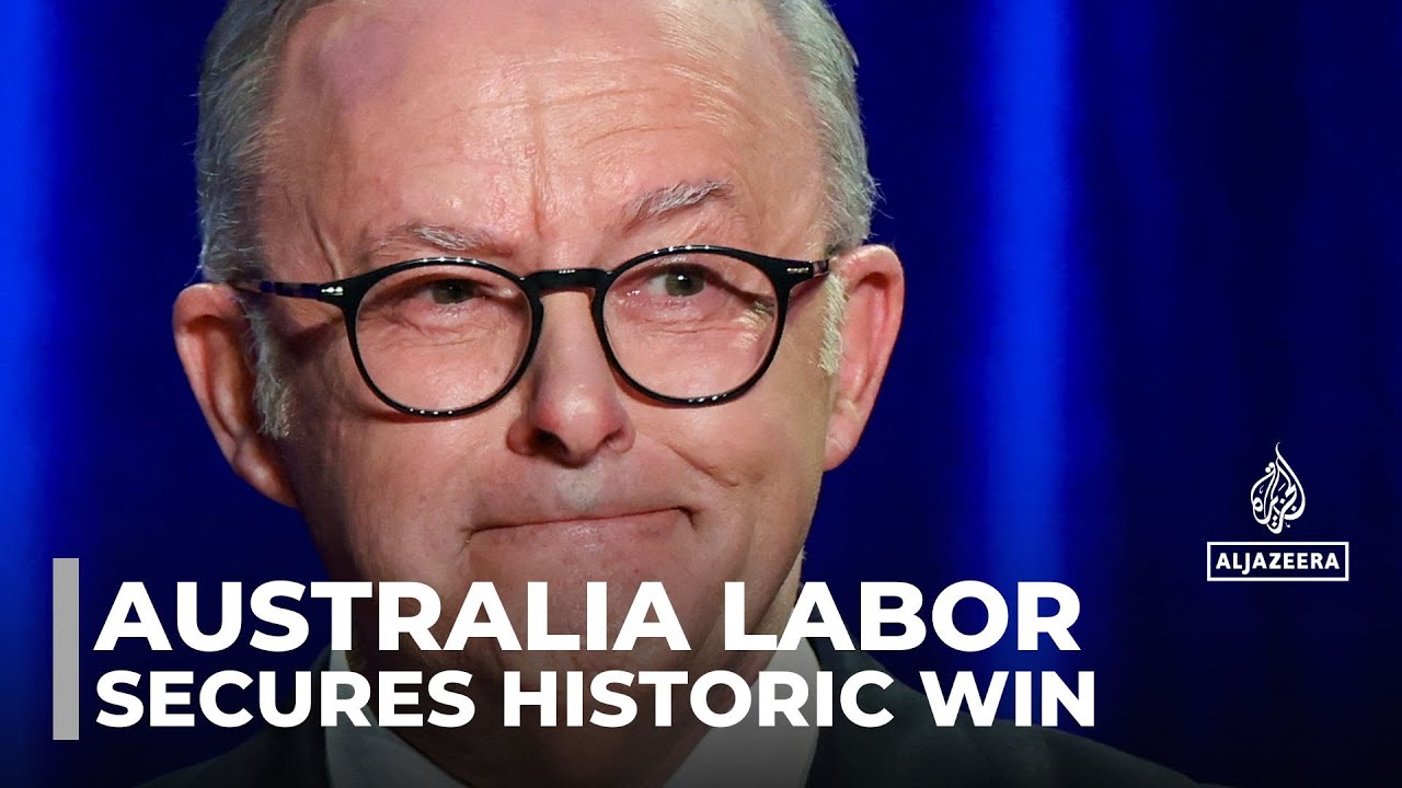 Australia election Albanese claims historic re-election win for Labor