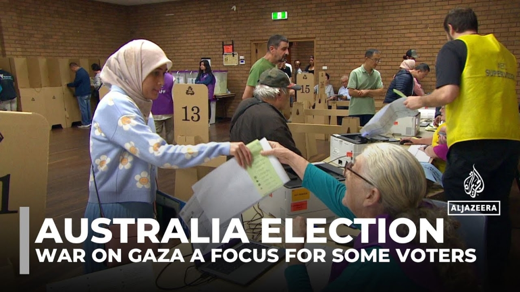 Australia election Israel's war on Gaza a focus for some voters