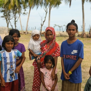 The UN High Commissioner for Refugees says more than 70 percent of the Rohingya who have arrived in Indonesia in recent months are women and children. [Jessica Washington/Al Jazeera]