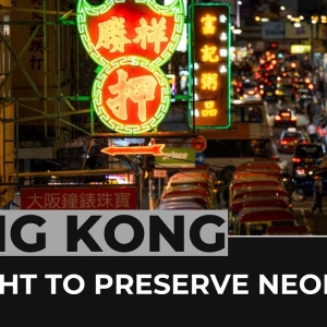 Hong Kong community groups fight to preserve iconic neon signs