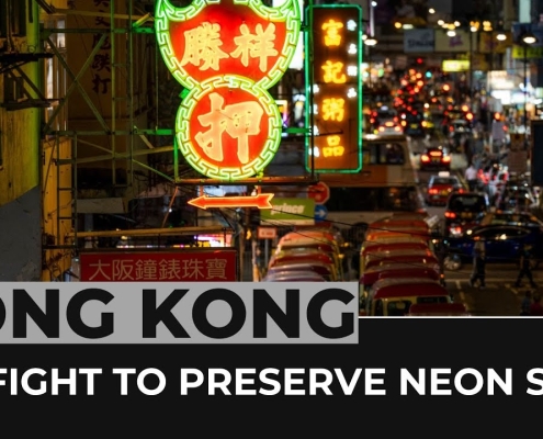 Hong Kong community groups fight to preserve iconic neon signs
