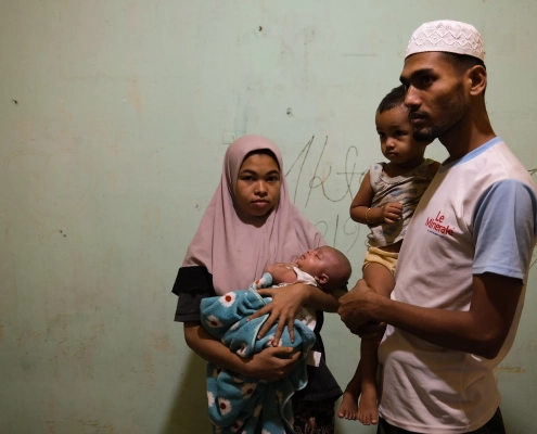 Formin’s husband Toyob left Bangladesh first, as the couple witnessed increasing violence in the camps and feared he would become a victim of it. [Jessica Washington/Al Jazeera]
