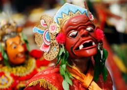 Art and culture are closely linked in the Indonesian island of Bali, but the absence of the tourists who buy their work has hurt artists [File: Made Nagi/EPA]