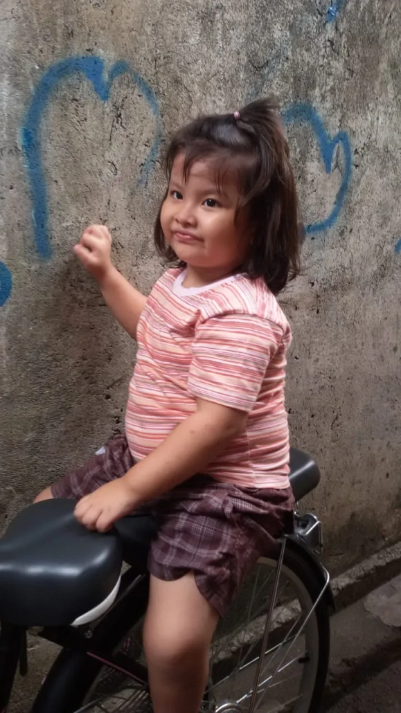 Shalova, 4, fell sick after the Eid al-Fitr holiday in May and her condition deteriorated [Supplied]